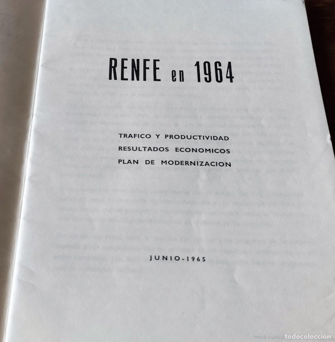 Documentos antiguos: Renfe en 1964. Junio de 1965 - Foto 3