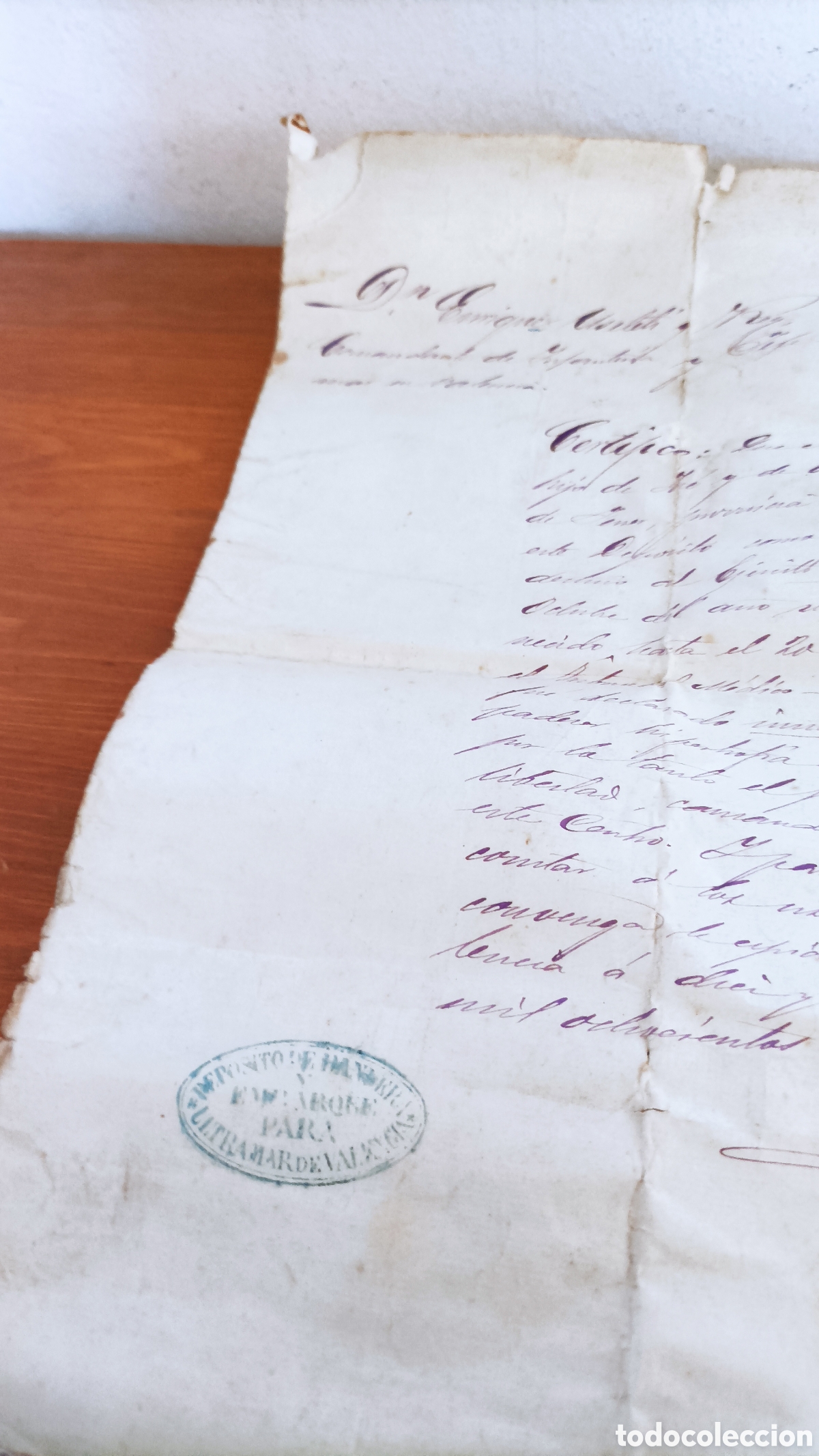 Documentos antiguos: MILITAR Certificado Medico - Foto 1