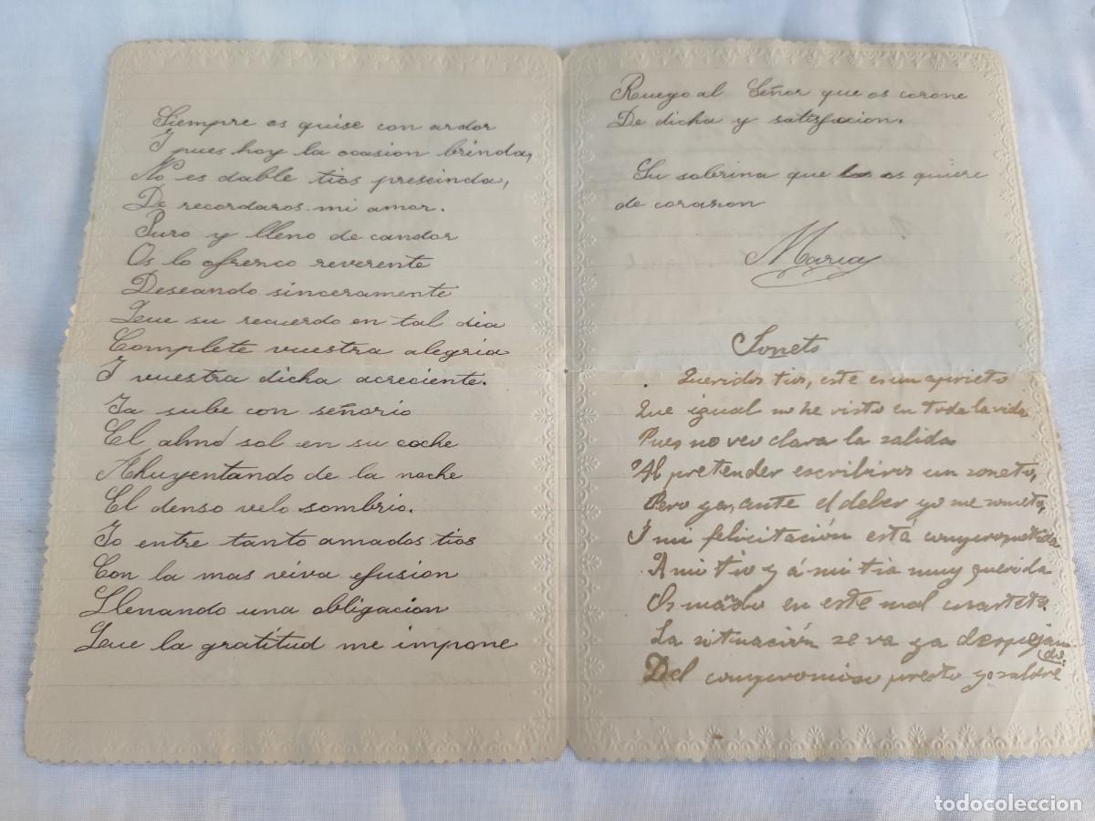 Documentos antiguos: Carta manuscrita a&ntilde;os 30 - Foto 2