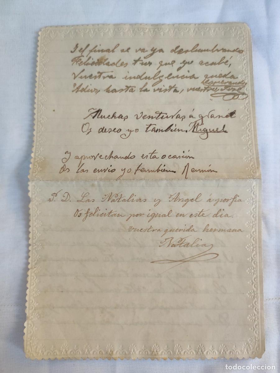 Documentos antiguos: Carta manuscrita a&ntilde;os 30 - Foto 3