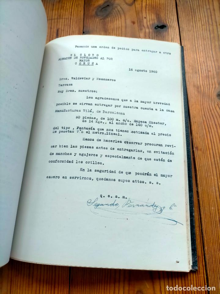 Documentos antiguos: Academia Cots ejercicios de examen correspondencia mercantil Maria Mora libreta documentos - Foto 6