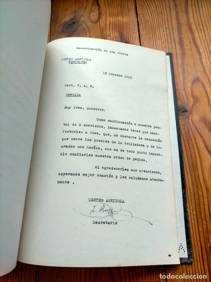 Documentos antiguos: Academia Cots ejercicios de examen correspondencia mercantil Maria Mora libreta documentos - Foto 8