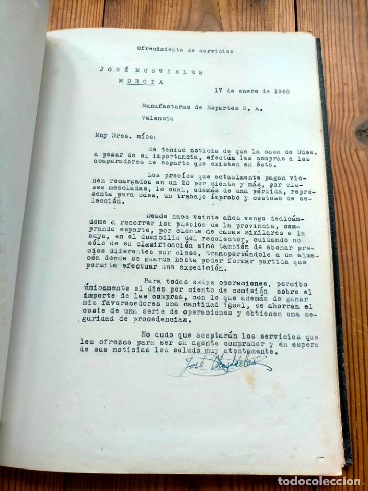 Documentos antiguos: Academia Cots ejercicios de examen correspondencia mercantil Maria Mora libreta documentos - Foto 9