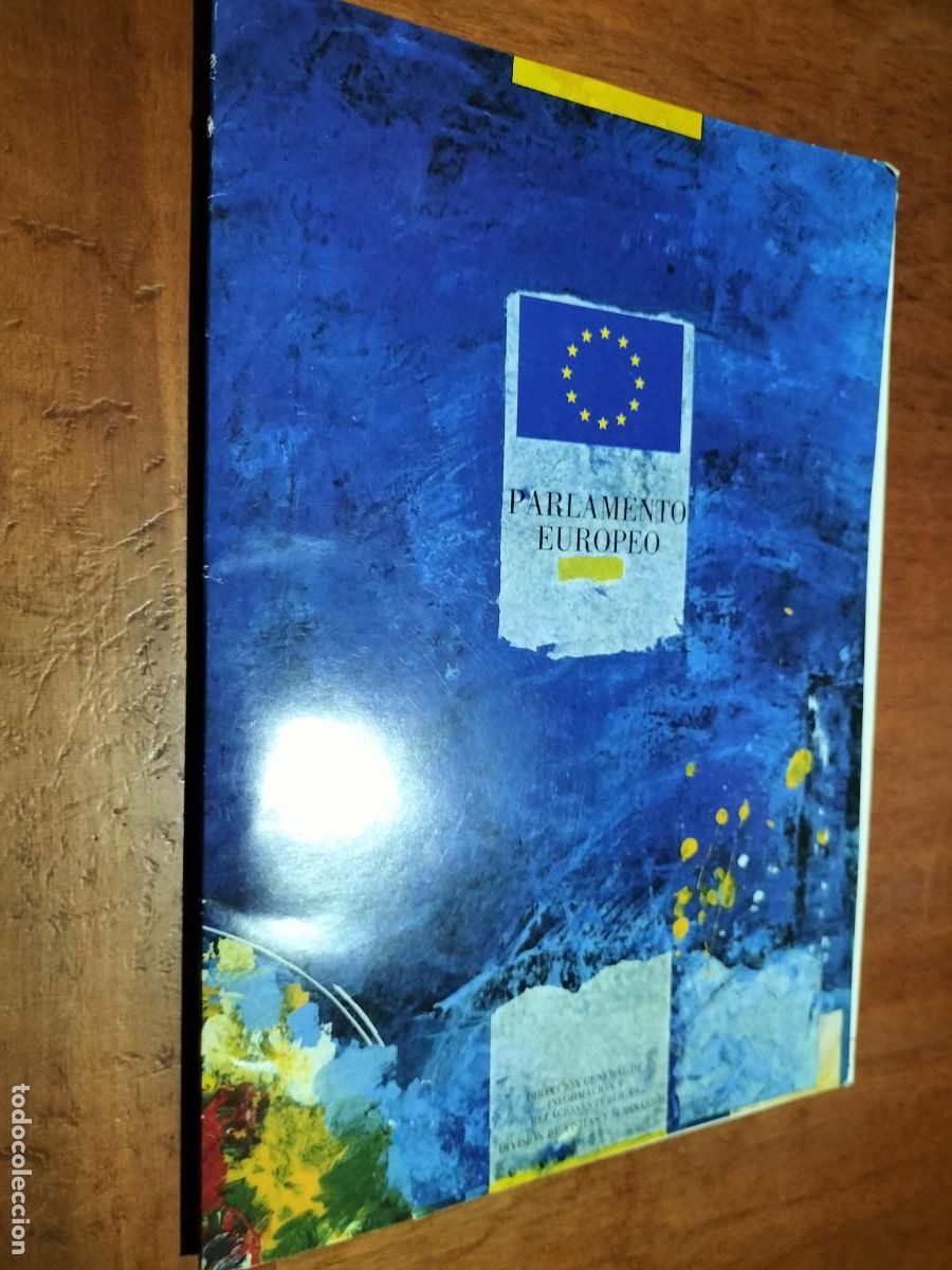 Documentos antiguos: PARLAMENTO EUROPEO. CARPETA CON SESI&Oacute;N DE 1993 Y DATOS DE ESTRASBURGO. BUEN ESTADO. DIFICIL