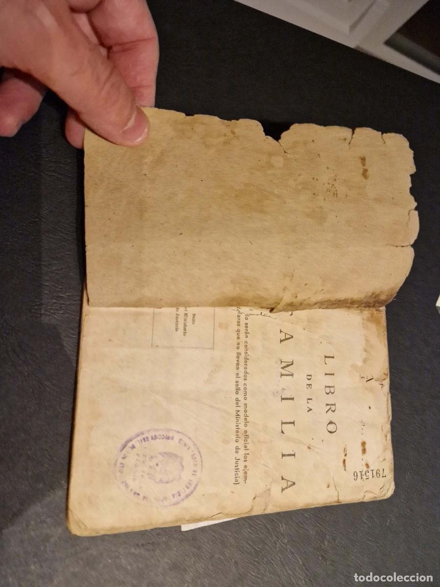 Documentos antiguos: antiguo libro de familia - Foto 3