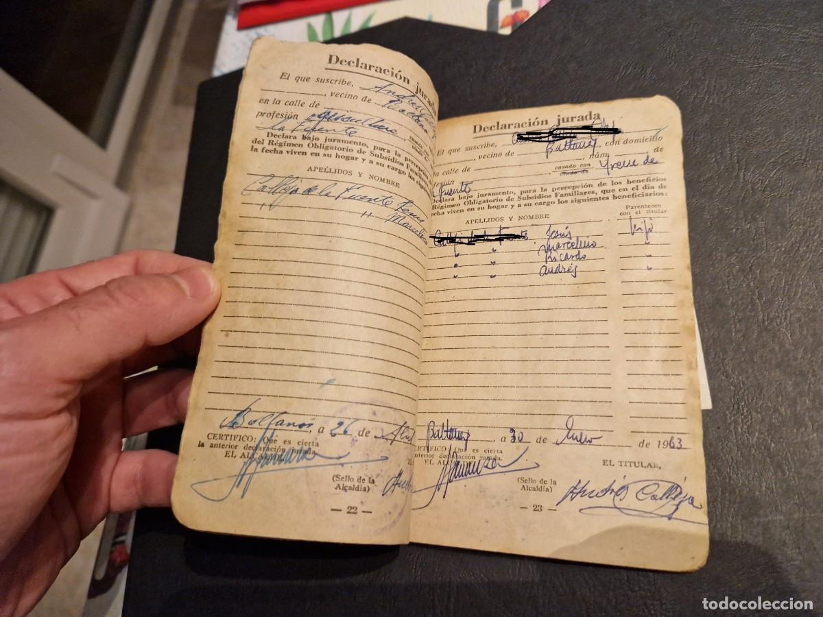 Documentos antiguos: antiguo libro de familia - Foto 7