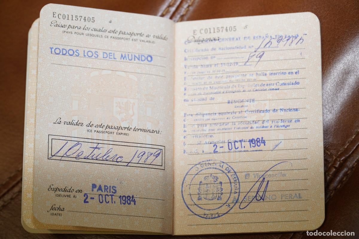 Documentos antiguos: PASAPORTE DEL ARTISTA ENRIC CROUS VIDAL - LERIDA - Foto 4