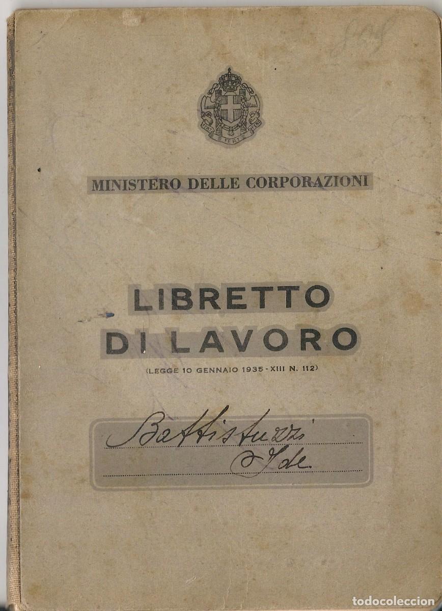 Documentos antiguos: PASAPORTE de ITALIA + CONJUNTO DE DOCUMENTOS emitidos en CONEGLIANO - TREVISO - Foto 3