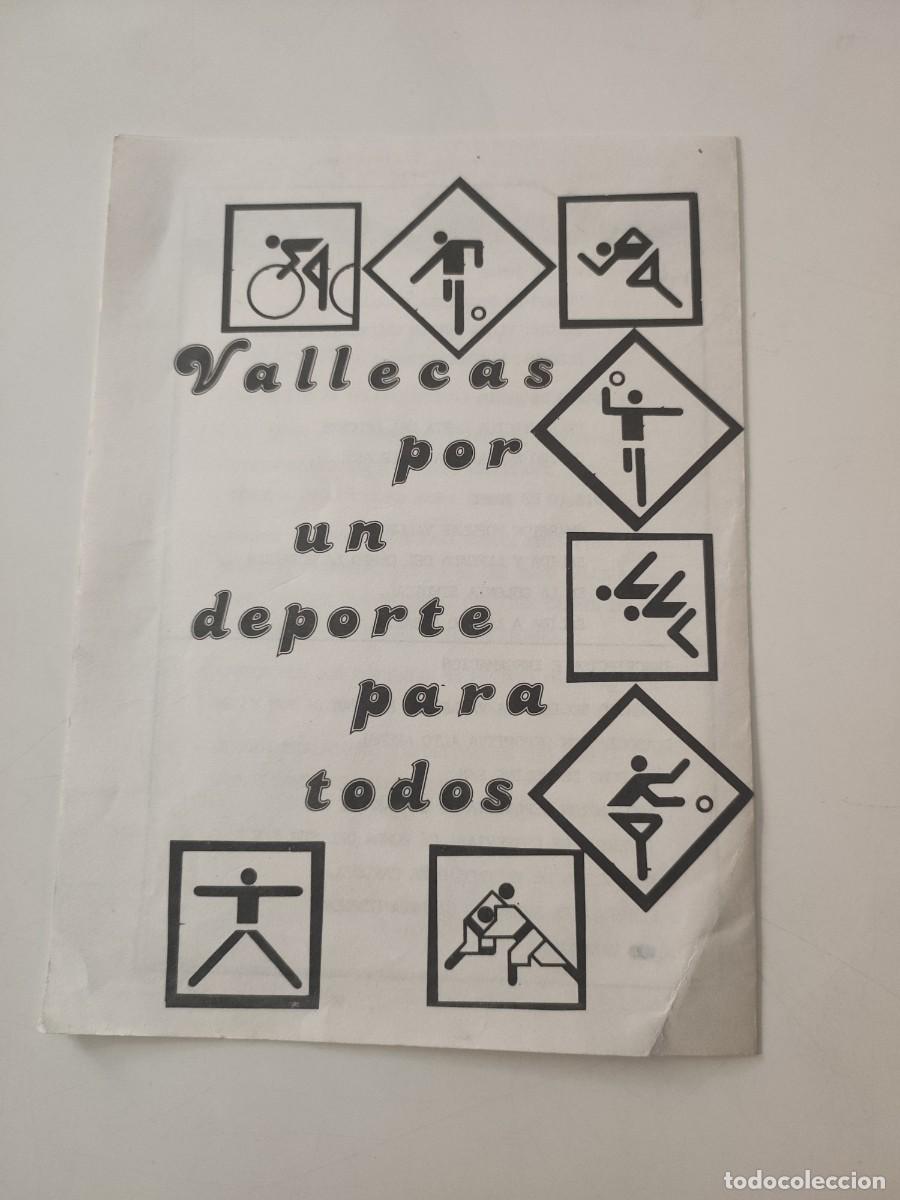 Documentos antiguos: Documento pol&iacute;tico: Semana del deporte. Vallecas. - Foto 2