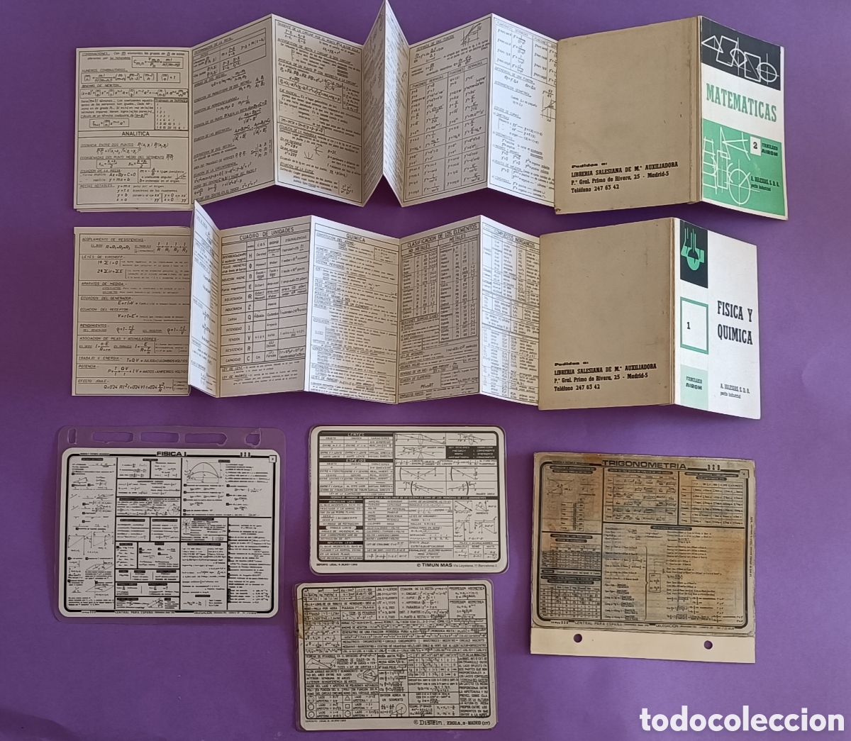 Documentos antiguos: Formularios de matem&aacute;ticas y de fisica - Foto 1