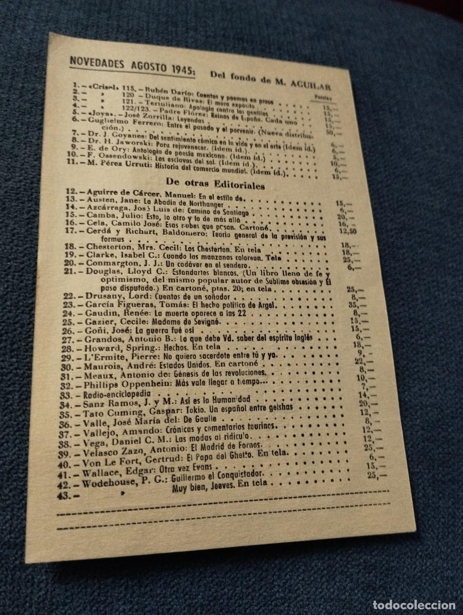 Documentos antiguos: Tarjeta de pedido de librer&iacute;a de 1945 - Foto 2