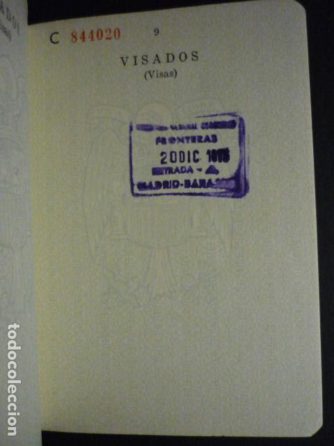 Documentos antiguos: PASAPORTE ESPA&Ntilde;A 1974 - Foto 4