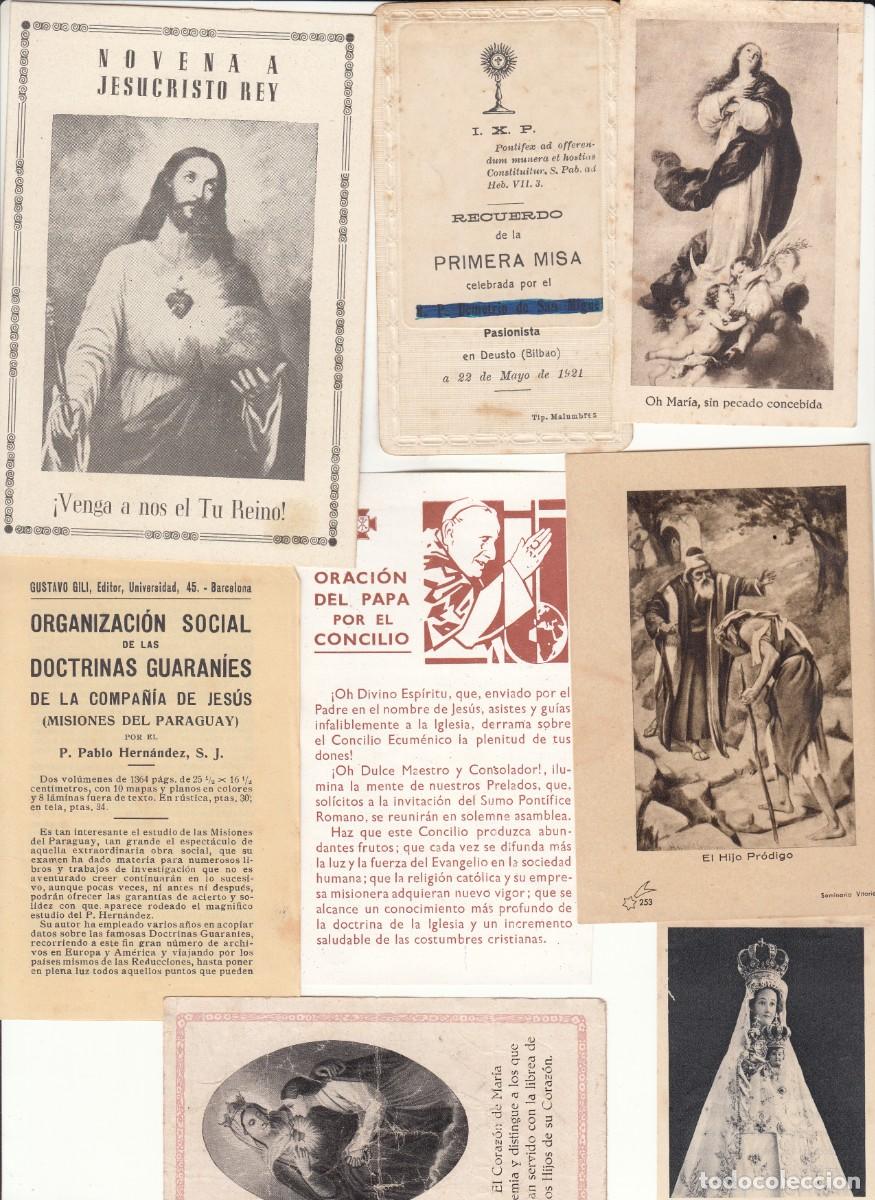 Documentos antiguos: LOTE 8 ESTAMPITAS RELIGIOSAS A&Ntilde;OS 60 - Foto 1
