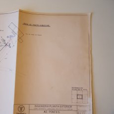 Documentos antiguos: PLANO DESPLEGABLE TELEFÓNICA TPS AS PONTES