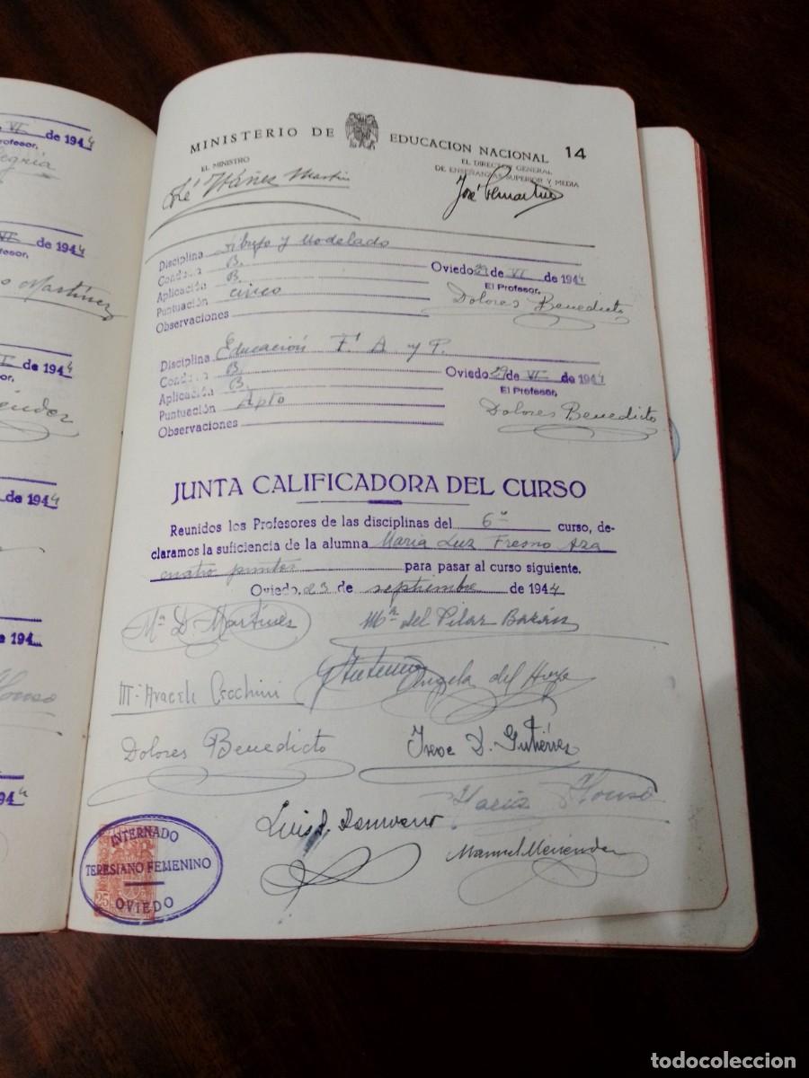 Documentos antiguos: LIBRO CALIFICACION ESCOLAR (LEON 1941) - Foto 3