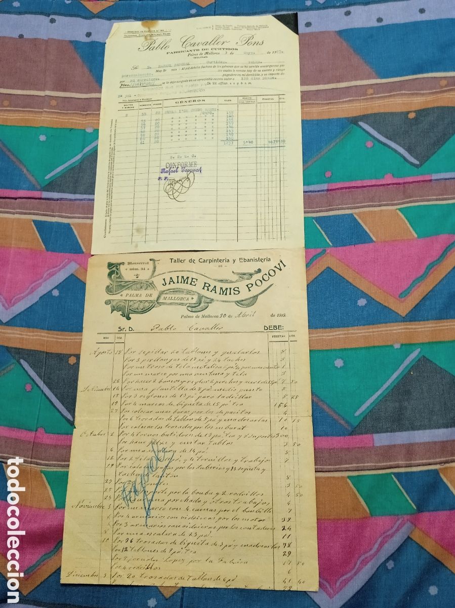 Documentos antiguos: LOTE DE DOCUMENTOS DIVERSOS. VER FOTOS. - Foto 2