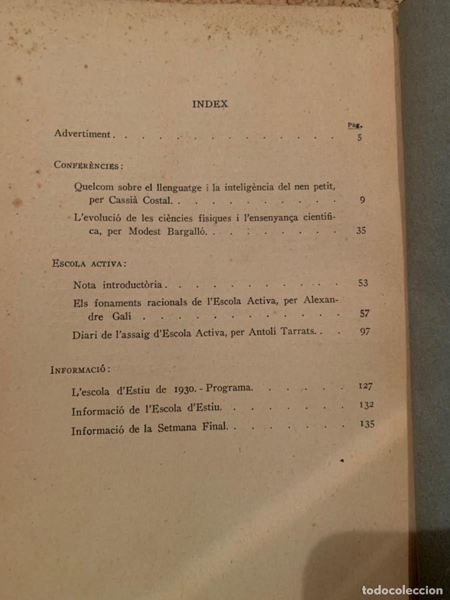 Documentos antiguos: Escola d&rsquo;estiu, any 1931 - Foto 3