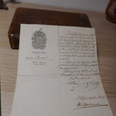 Documentos antiguos: CARTA DIPUTACION PROVINCIAL TARRAGONA 1888. MANUEL VALLS. ANGEL MADRONA MARQUES. BATLLE VIDAL