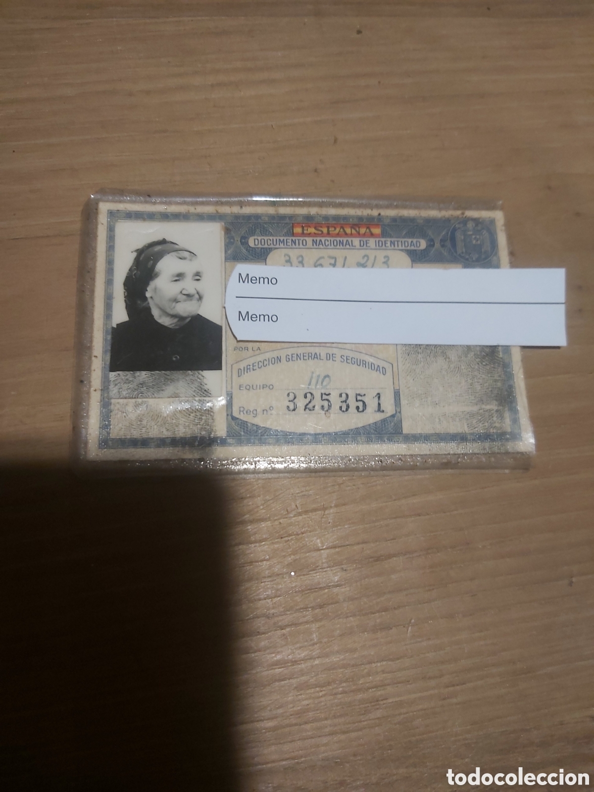 Documentos antiguos: Antiguo carnet indetidad Galicia 1966