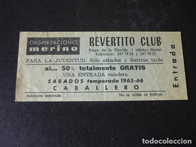 Alte Dokumente: MADRID ENTRADA REVERTITO CLUB