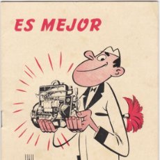 Documentos antiguos: MOTOR IBÉRICA - EBRO, ES MEJOR PREVENIR... - LIBRO DE ENTRETENIMIENTO DE TRACTOR - 1963 - 173X120MM