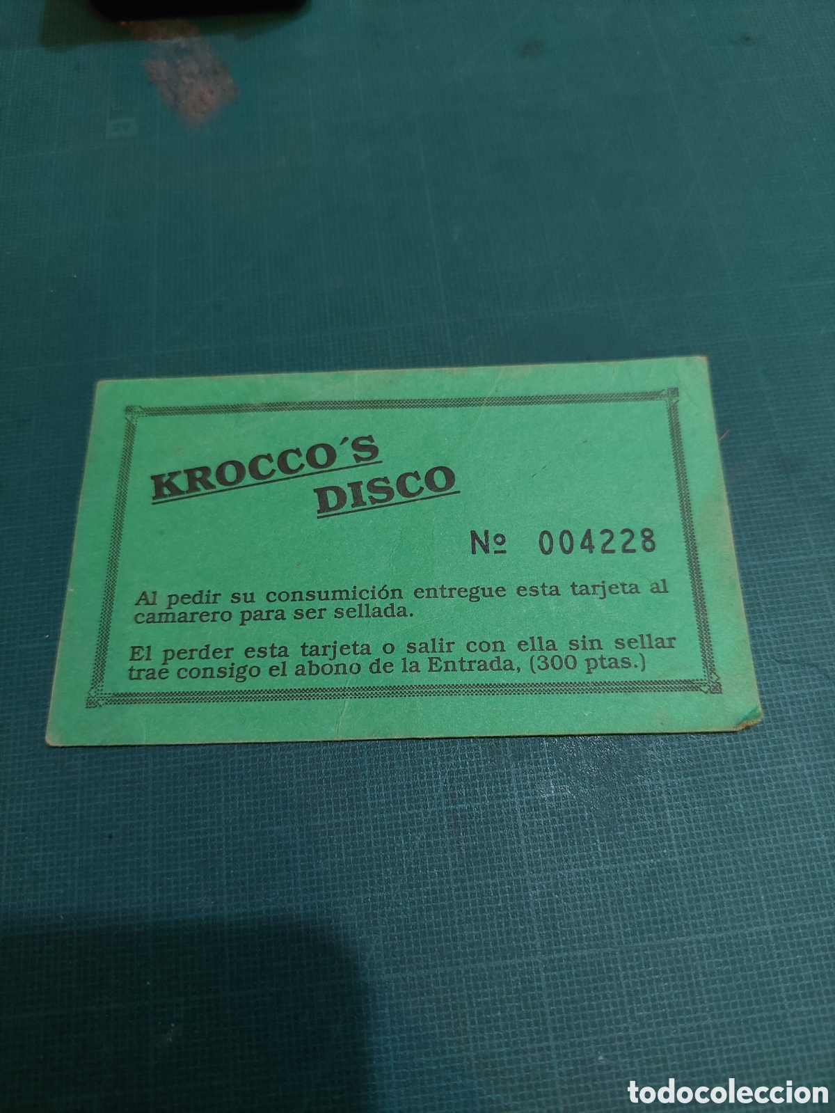 Documentos antiguos: Krocco,s duci codumicion entrada 30 pesetas - Foto 1