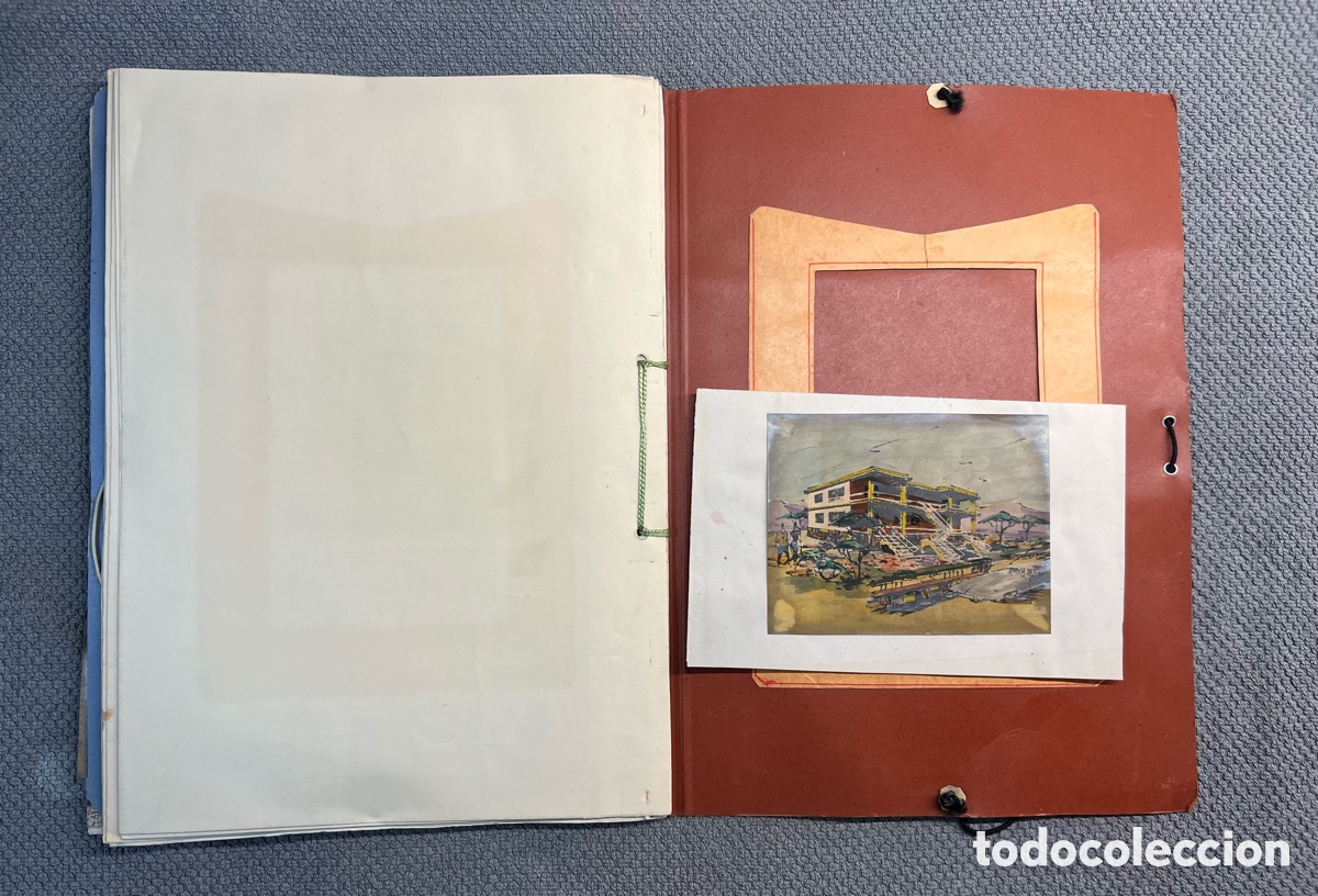 Documentos antiguos: PORTO COLOM, Mallorca.. Dosier Edificaci&oacute;n. Proyecto de Viviendas TAMARINDOS (a.1961) - Foto 10
