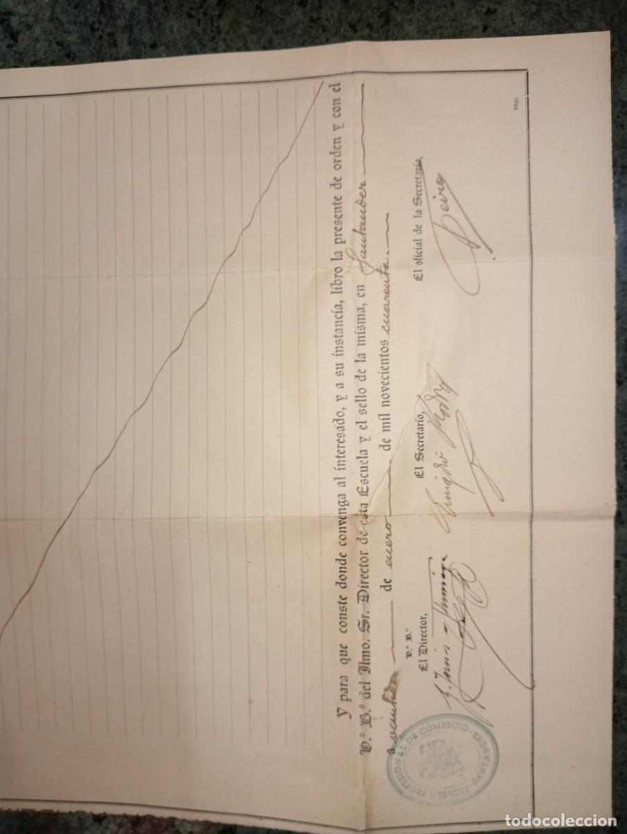 Documentos antiguos: Documento universitario Santander - Foto 4