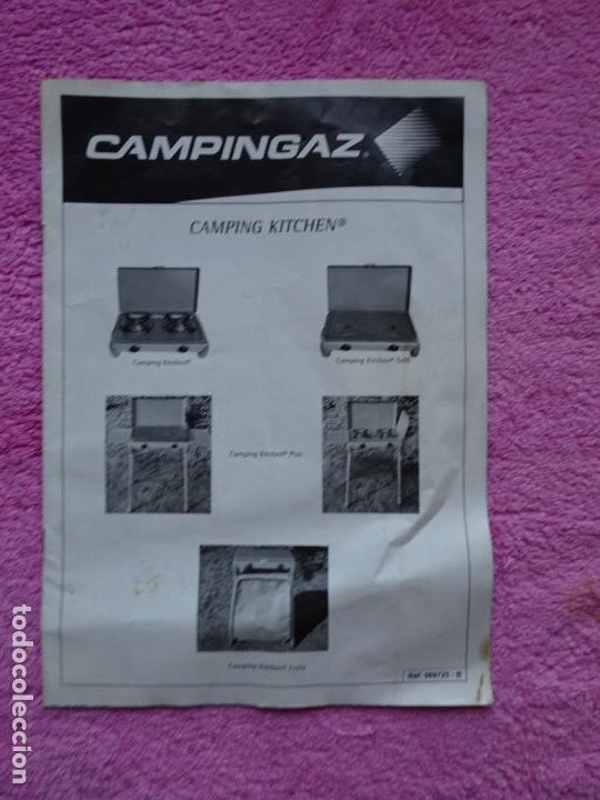 Documentos antiguos: instrucciones de uso cocina camping kitchen campingaz