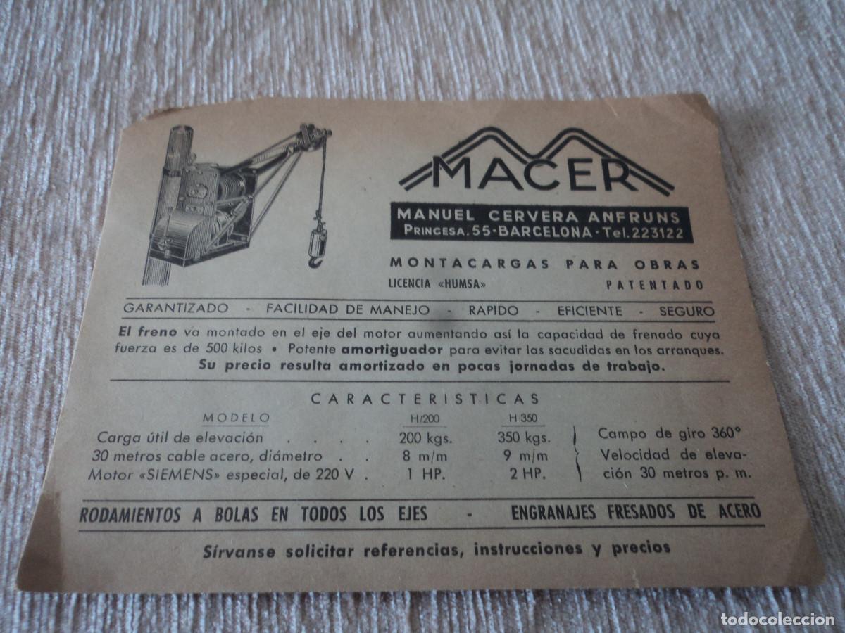 Documenti antichi: macer, montacargas para obras, caracteristicas, 12 x 15 cm