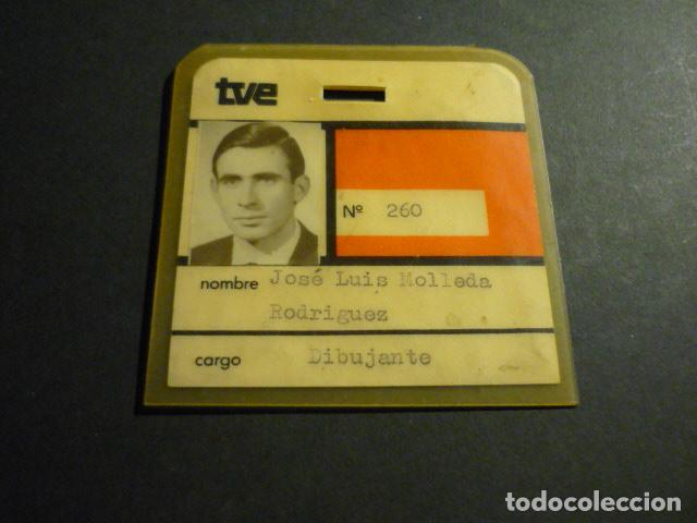 Documentos antiguos: CARNET ACREDITACION TVE TELEVISION ESPA&Ntilde;OLA 1967