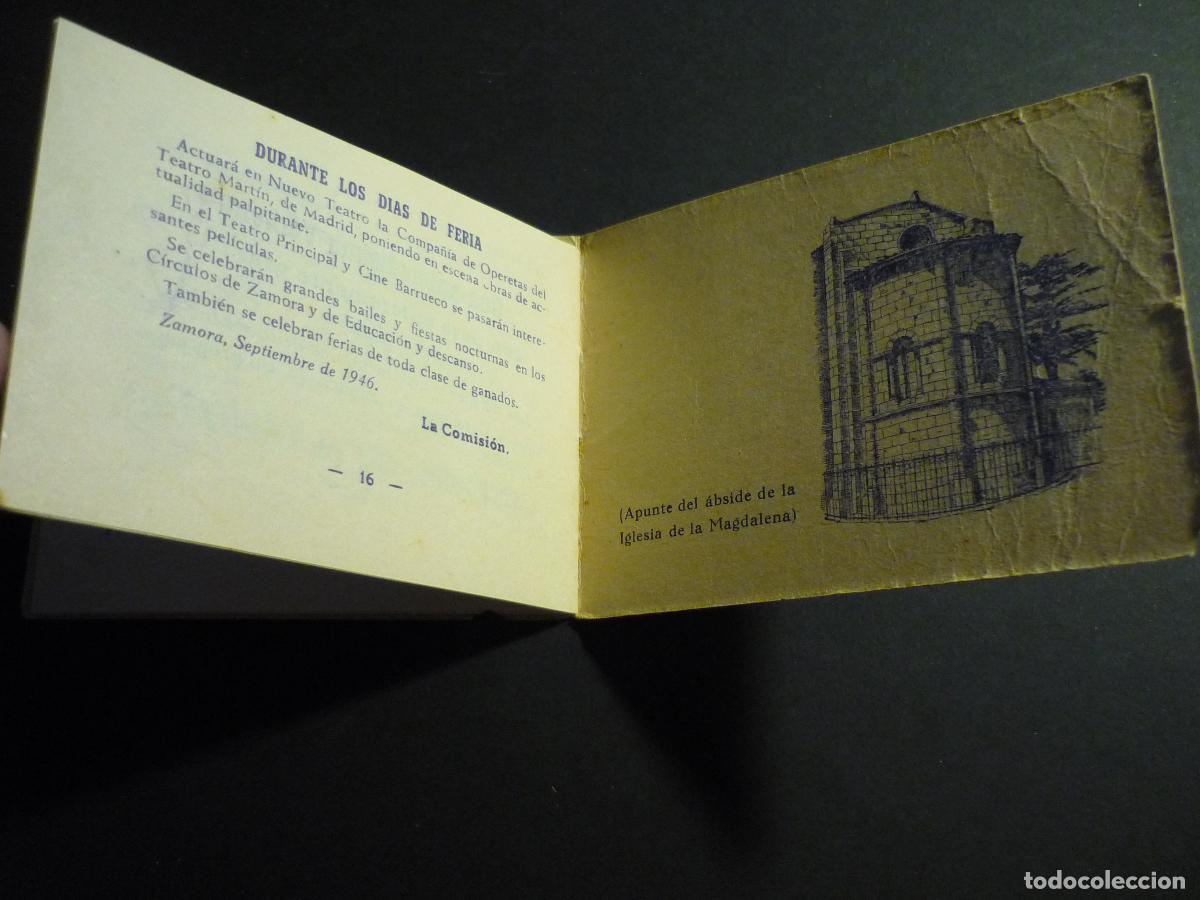 Documentos antiguos: ZAMORA PROGRAMA FERIA MAYOR 10-14 DE SEPTIEMBRE 1946 - Foto 6