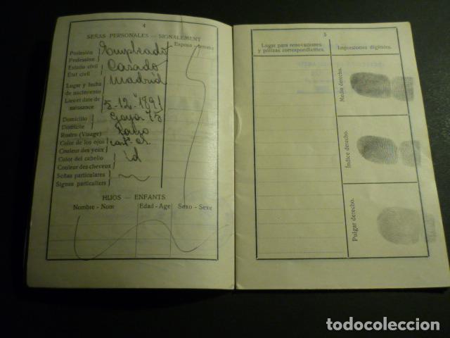 Documentos antiguos: PASAPORTE 1925 DEL ALCALDE DE VERGARA GUIPUZCOA - Foto 4