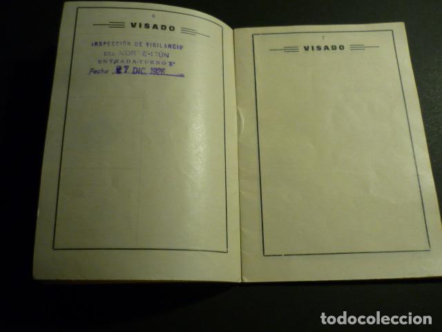 Documentos antiguos: PASAPORTE 1925 DEL ALCALDE DE VERGARA GUIPUZCOA - Foto 5