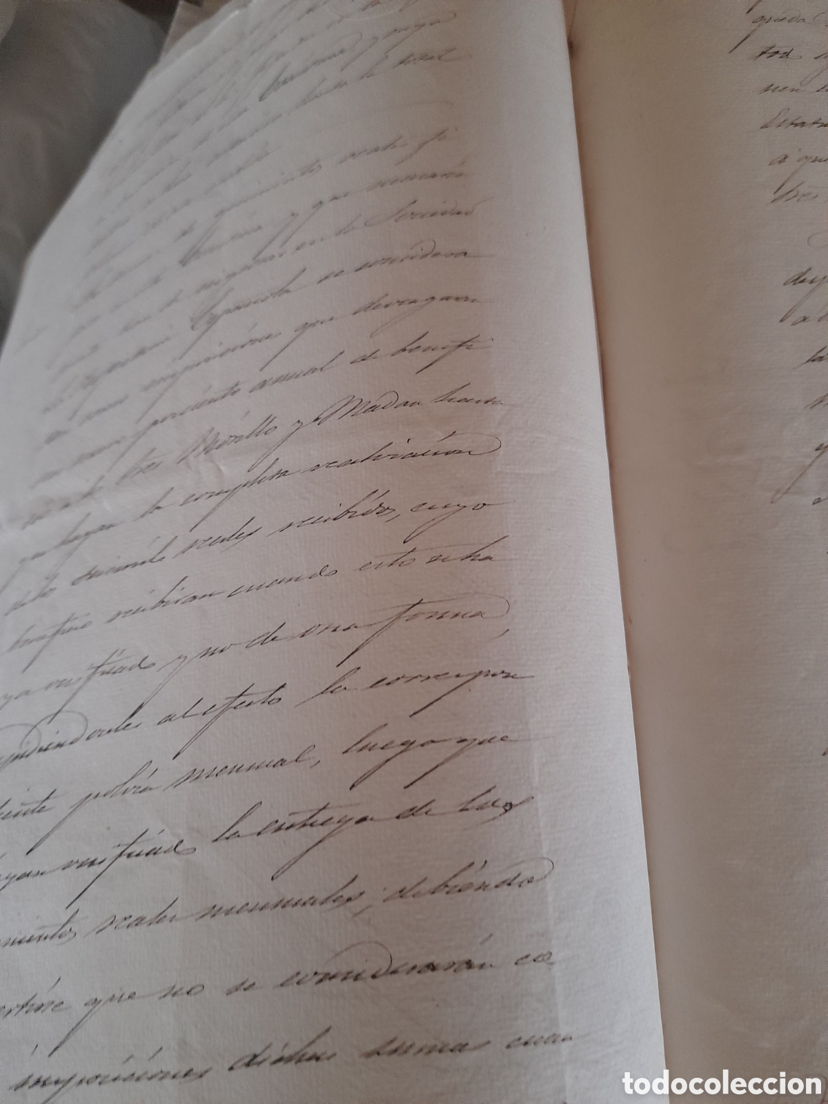 Documentos antiguos: Documento notarial en Madrid 1864 - Foto 6