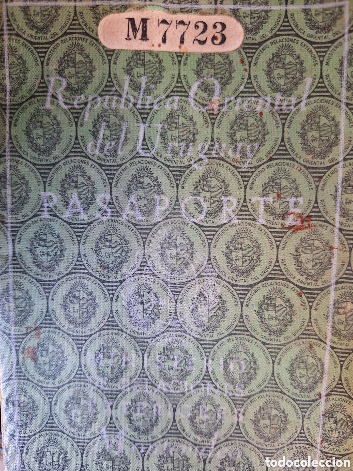 PASAPORTE URUGUAYO ANTIGUO DE 1951