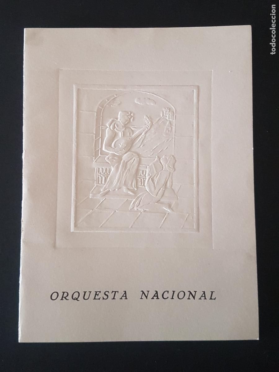 Documentos antiguos: ORQUESTA NACIONAL CONCIERTO PALACIO DE LA MUSICA MADRID 1956 PROGRAMA NAN MERRIMAN Y HELMUT MELCHERT