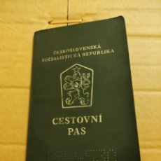 Documenti antichi: PASAPORTE CESKOLOVENSKA SOCIALISTICKA REPUBLIKA,CESTOVI PAS
