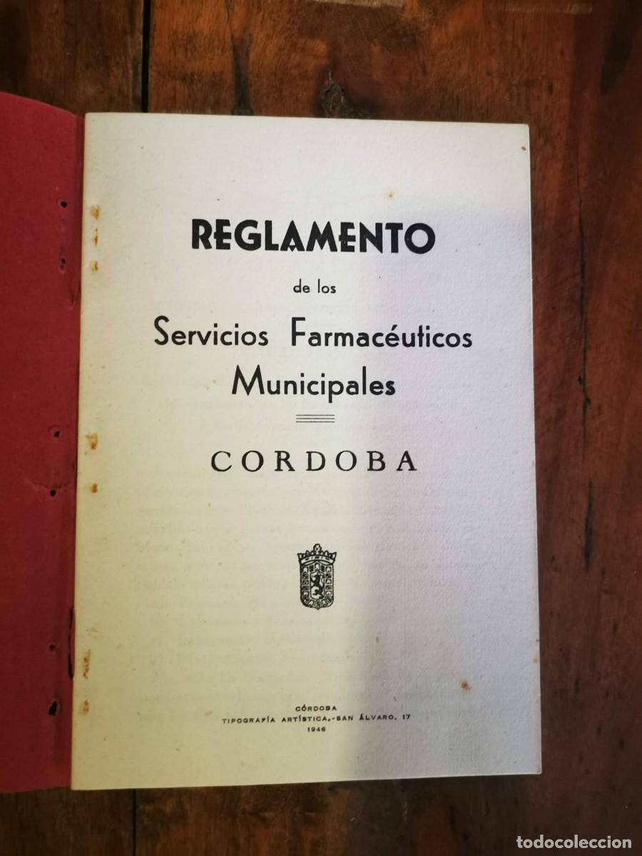 Documentos antiguos: REGLAMENTO de los Servicios Farmac&eacute;uticos Municipales - Foto 2