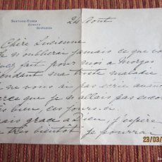 Documentos antiguos: 1910C-IGNACIO ZULOAGA.PINTOR.CARTA A LUCIENNE DE SU CUADRO CARMEN.MORGAS.ZUMAYA.GUIPÚZCOA.ORIGINAL