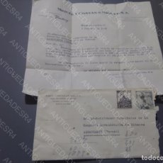 Documentos antiguos: CARTA INFORMATIVA DE MIQUEL Y COSTAS & MIQUEL S.A.DEPARTAMENTO DE PAPEL DE FUMAR SMOKING
