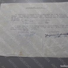 Documentos antiguos: DECLARACIÓN JURADA-SELLADA-FIRMADA ALCALDE Y ESTANQUERO-VILLAR DEL COBO -TERUEL 2/1/1942