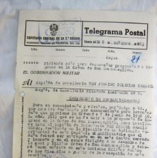 Documentos antiguos: SOLICITUD ACTA INGRESO EN ORDEN DE SAN HERMENEGILDO DEL CAPITÁN DE CABALLERÍA