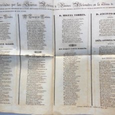 Documentos antiguos: POESÍAS FUNCIONES PATRIÓTICAS, A BENEFICIO DE VIUDAS Y HUÉRFANOS DE DEFENSORES DE BILBAO. 1837