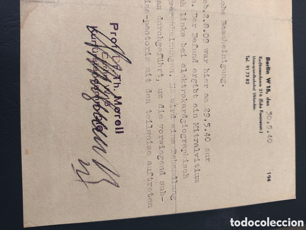 Documentos antiguos: Documento Theo Morell - Foto 3