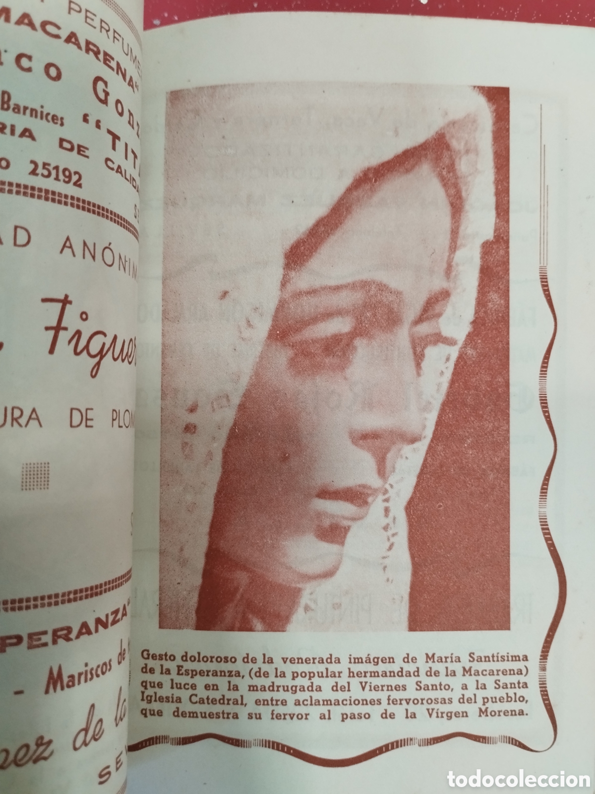 Documentos antiguos: Revista - programa Semana Santa Sevilla 1947. Macarena - Foto 7