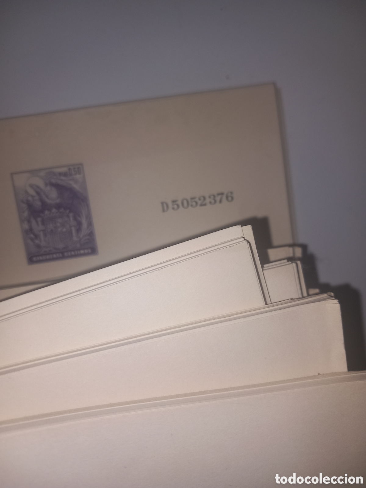 Documentos antiguos: Papel timbrado de diferentes clases - Foto 8
