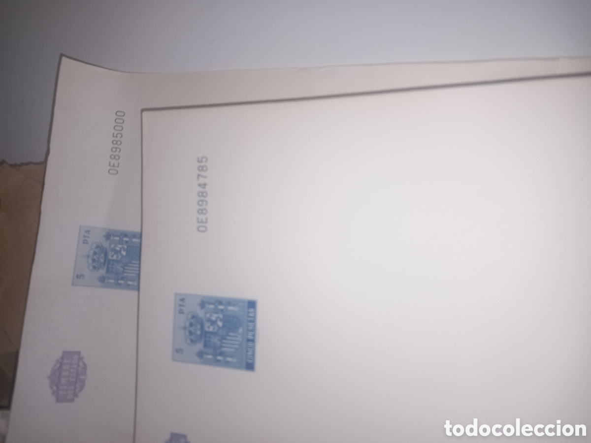 Documentos antiguos: Papel timbrado de diferentes clases - Foto 1