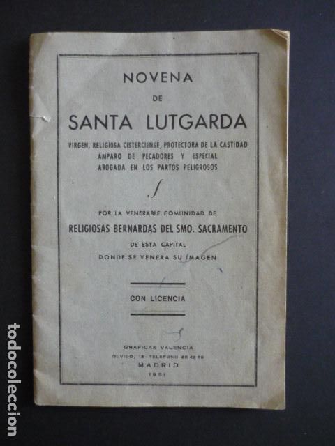 Documentos antiguos: NOVENA SANTA LUTGARDA 1951 - Foto 1