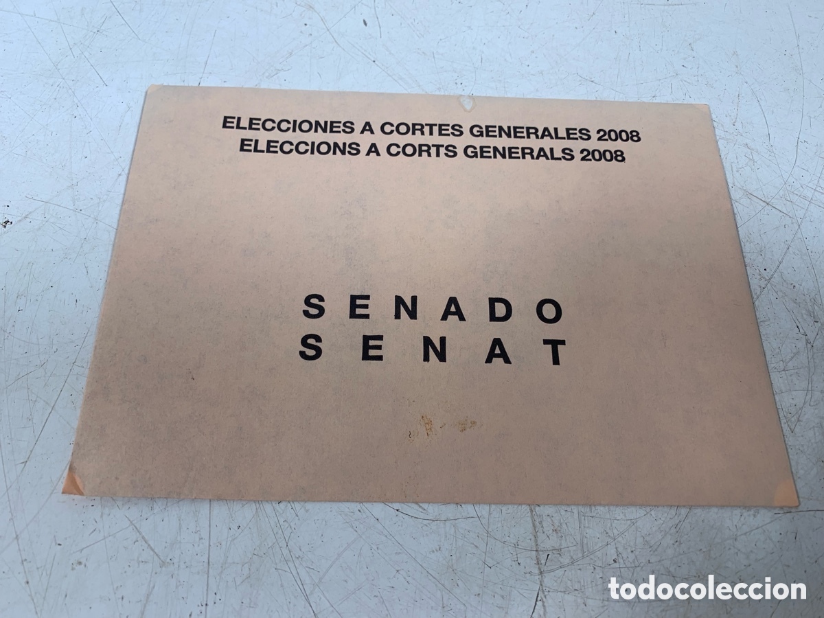Documentos antiguos: 01_ 2008 ELECCIONS A CORTS GENERALS 2008 - Foto 1